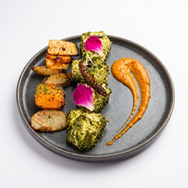 Hariyali Chicken Tikka.