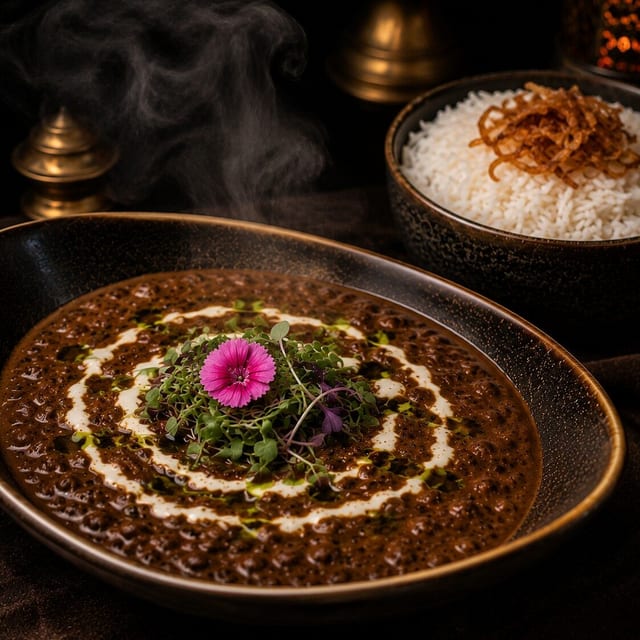 Smoked Black Lentils.