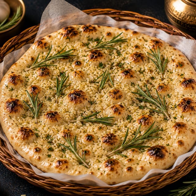 Rosemary Garlic Naan.